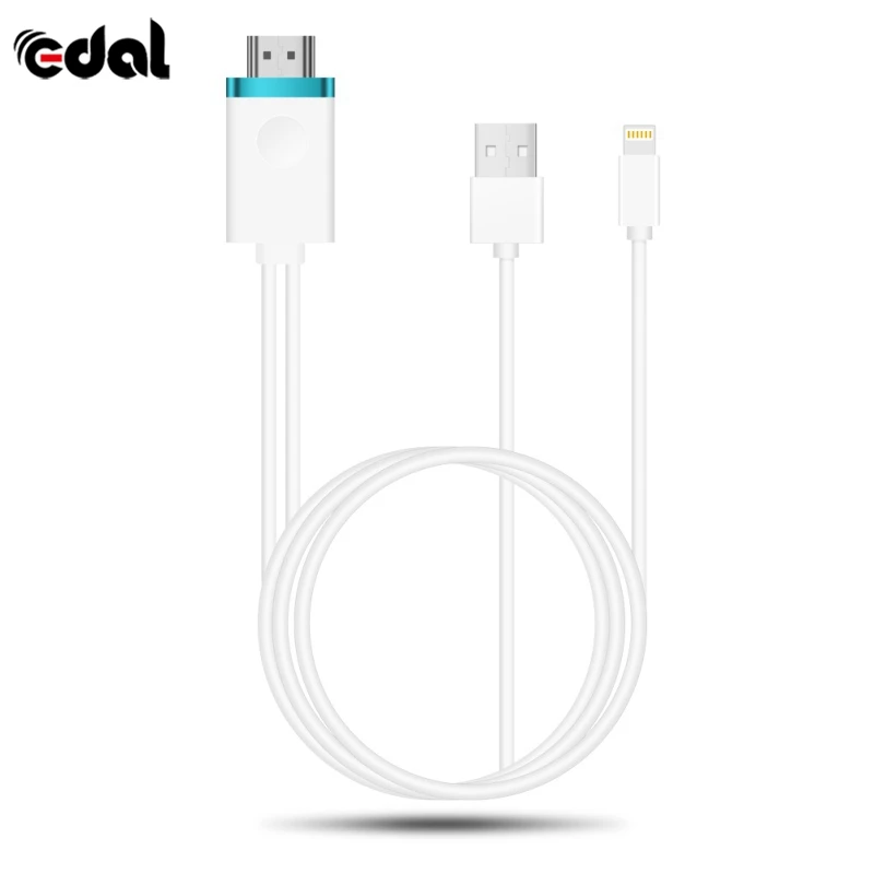 ##BUY EDAL USB to HDMI Digital AV Cable Phone Tablet To Big Screen TV AV Cable Adapter 1080P HD Cord Video Movie Supplies For iPhone X