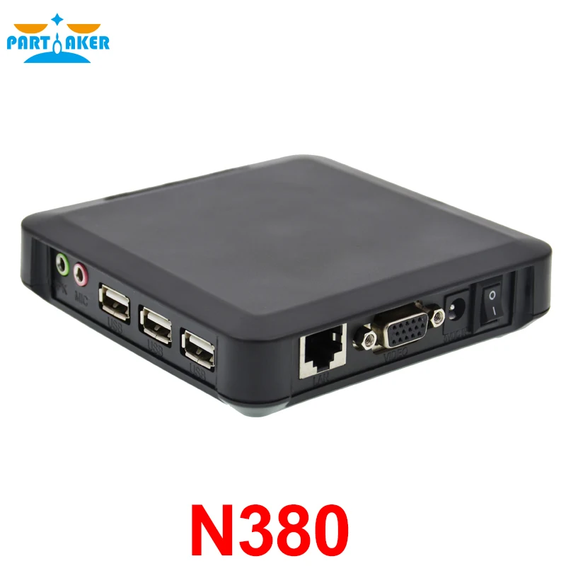 

Partaker Black CE 6.0 N380 PC Station Thin Client Support XP 2000 Server 2003 Windows 7 or 8 Linux