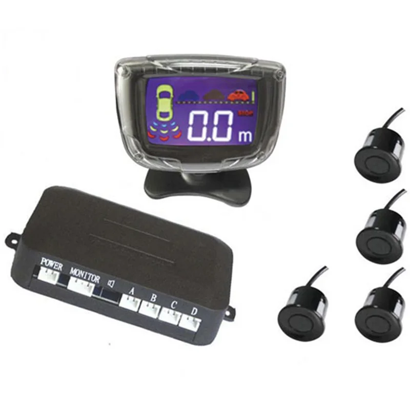 LCD Parking Sensor Car Reverse Backup Radar System (7)