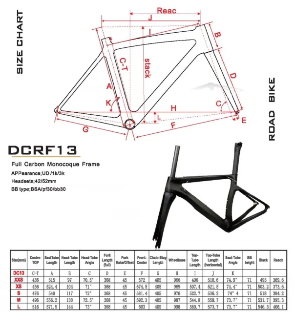Perfect 2019 NEW Carbon Road Frame Di2&Mechanical Carbon Frame Bicycle Road Bike Frame Racing Bike Frame Fork+Seatpost+Headset 8