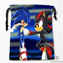 Пользовательские печати Соник-thehedgehogDrawstring хозяйственные сумки дорожный мешочек для хранения плавать Пешие прогулки игрушки мешок унисекс мульти Size19-01-04-2