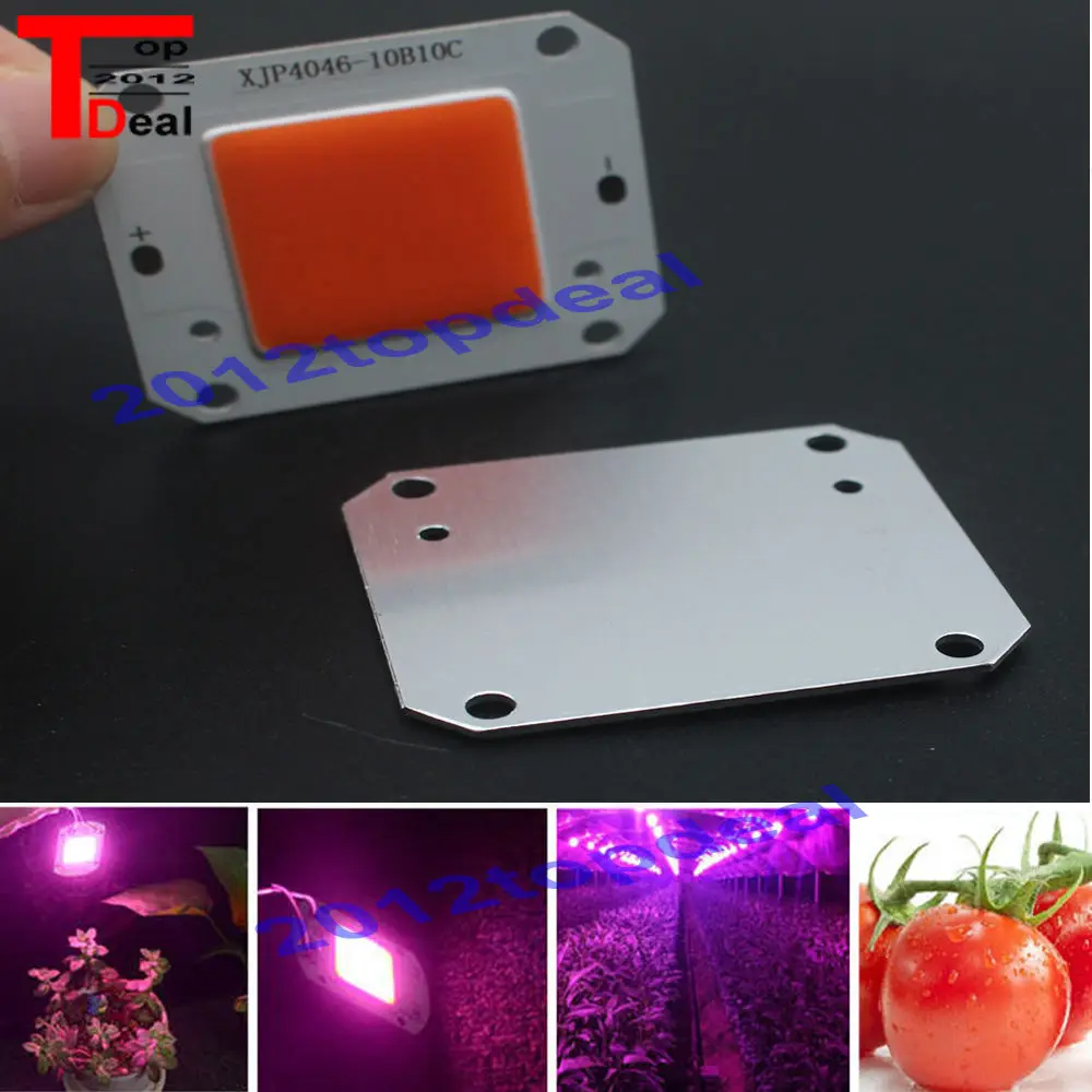 12V 50W 전체 스펙트럼 400-840NM LED COB 칩, 통합 스마트 IC 드라이버