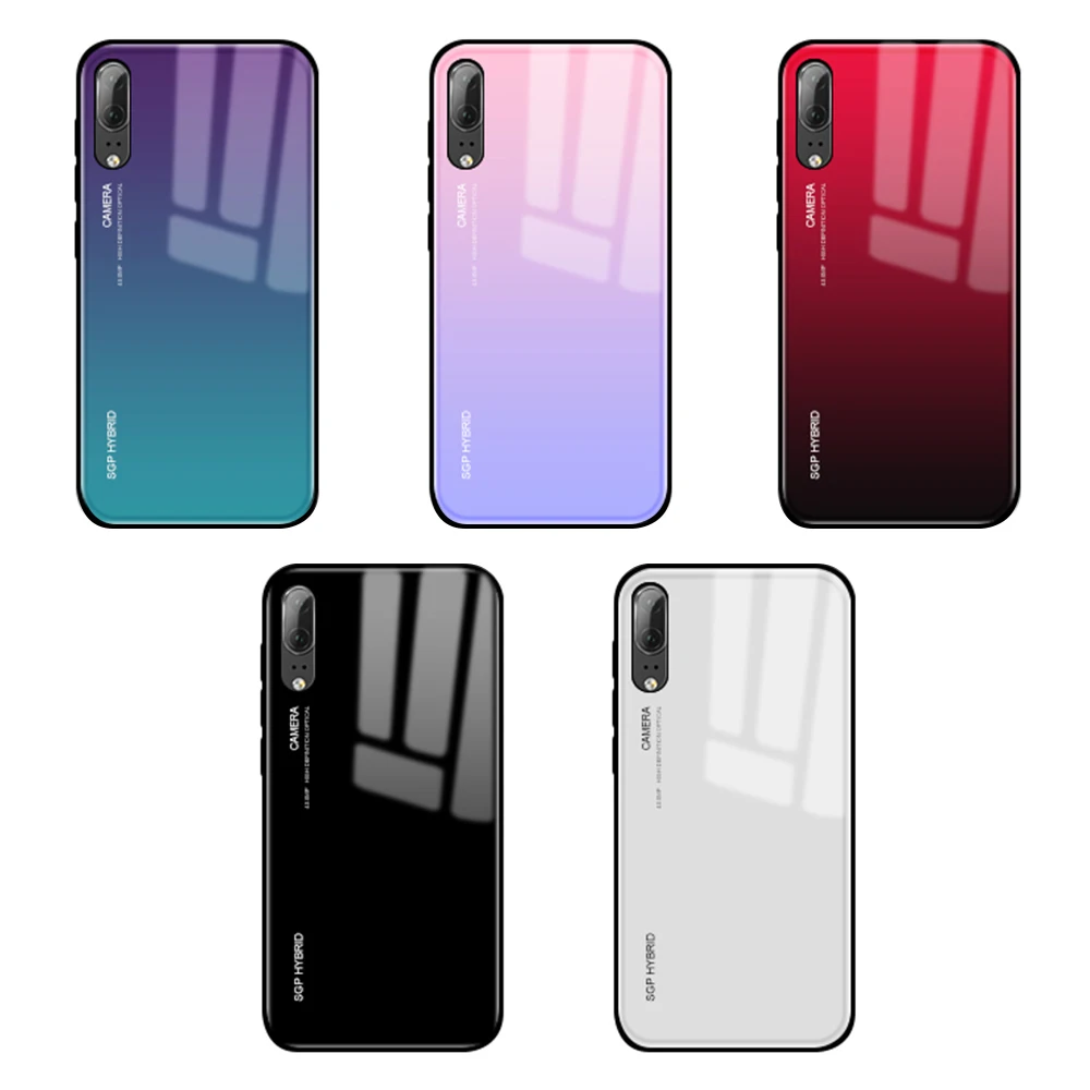 Soft For Huawei P20 Lite Cases Luxury Gradient soft for huawei p20 lite cases luxury gradient