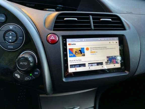 Clearance COIKA 7" Android 9.0 System Car Touch Screen Stereo For Honda Civic GPS Navi Multimedia WIFI Google SWC Double DIN BT 4+64G RAM 5