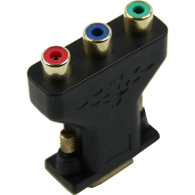 15 Pin VGA Мужской 3 RCA Женский M/F разъем адаптера конвертер Черный#8