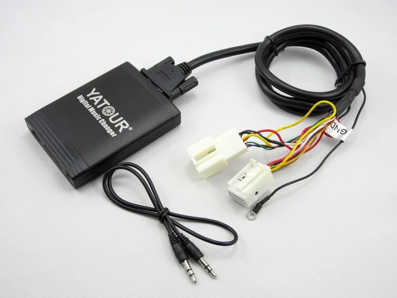 Audi Yatour USB MP3 AUX SD CD Adaptador para VW Passat Skoda y Seat 12 pines