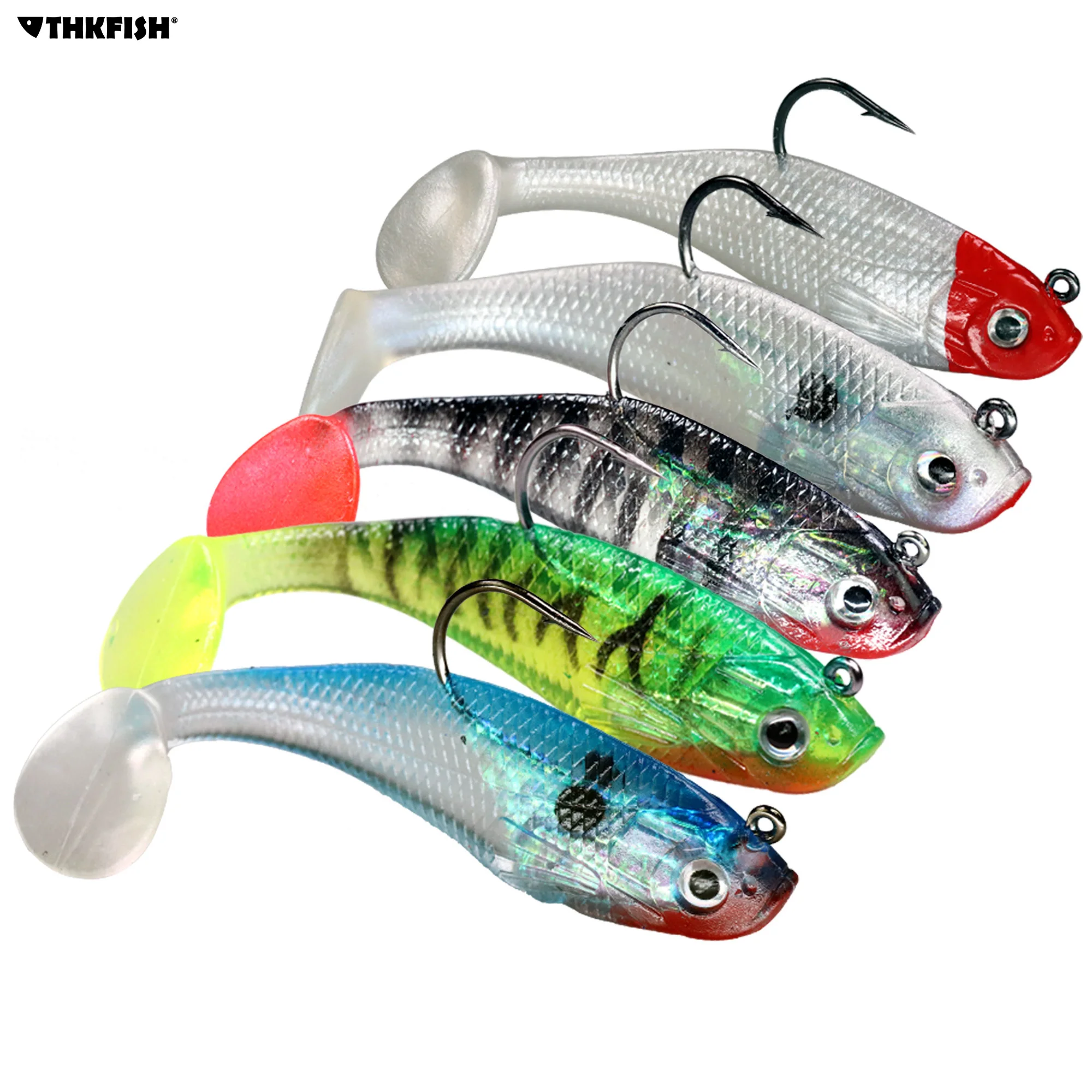 1pcs Fishing Swim Shad Soft Bait 12g 8cm Jigging Bait Lure Swimbait Jigs Soft Bait Fishing Lures Wi