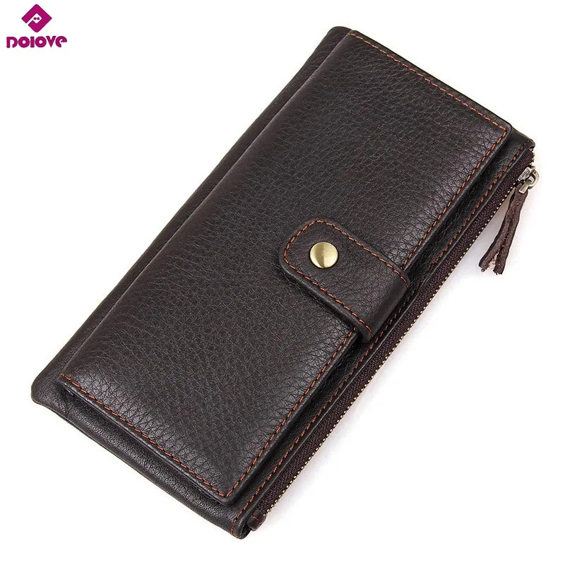 DOLOVE Brand Classic Men Wallet European&American Leather Wallets Fashion Purse Card Holder Man