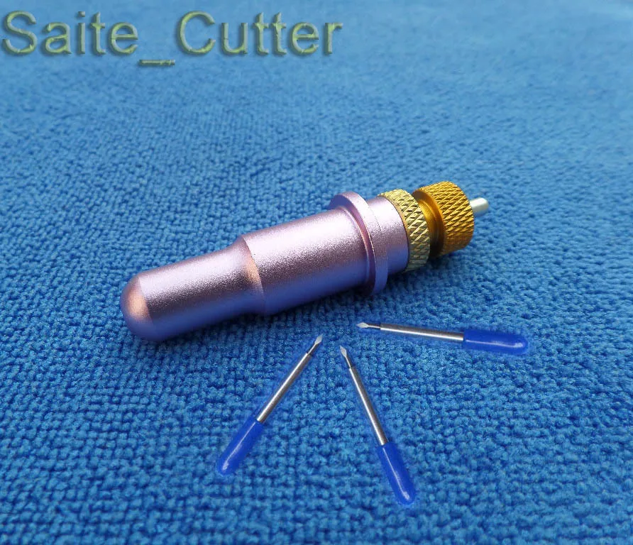 

3 Pcs 60 Degree Roland Vinyl Cutting Plotter Blade + 1 pc New Roland Cutting Plotter Blade Holder Vinyl Cutter