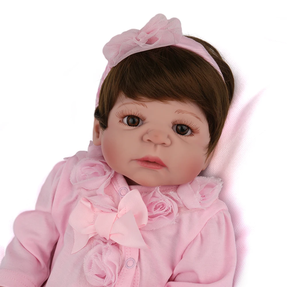 NPKDOLL 55 см детские куклы реалистичные bebes reborn силиконовые игрушки для девочек реалистичные Новорожденные куклы игрушки для детей Прямая