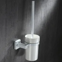 Туалет нержавеющая сталь черный/белый скребок для туалета Чистящая Щетка с держателем набор с щеткой настенный
