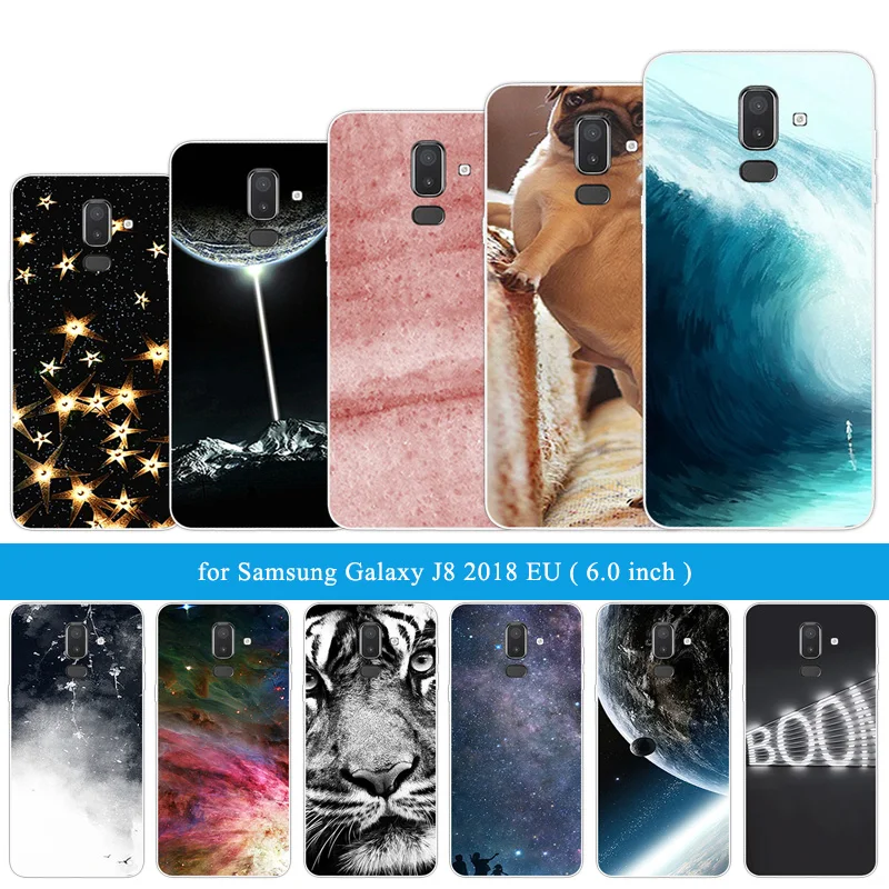 for Samsung J8 Phones Case Soft Silicone Cases for Samsung Galaxy J8