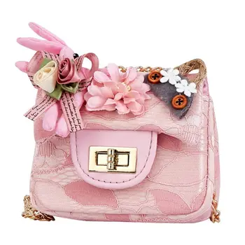 

New Flower Rabbit Toddler Kids Girls Handbag Purse Children School Messenger Lovely Mini Shoulder Bags
