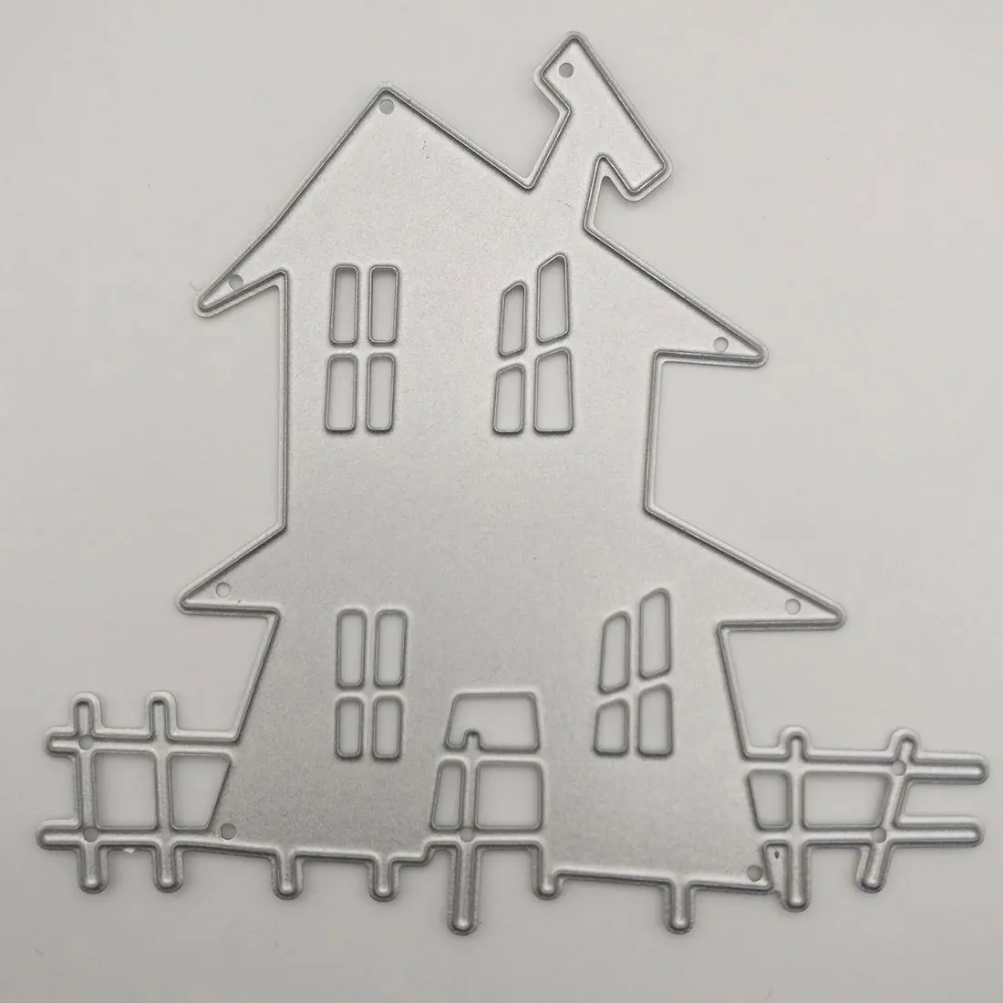 

1pc Creative Fence Building House Frame Metal Cutting Dies Stencil for Scrapbooking DIY Album Paper Card Making Children Gifts