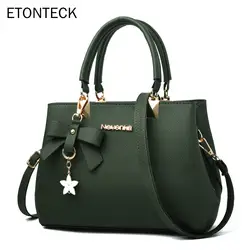 ETONTECK новые модные женские туфли сумочка из искусственной кожи роскошные Crossbody Сумки для дам Повседневное сумки с бант-кулон женский сумка