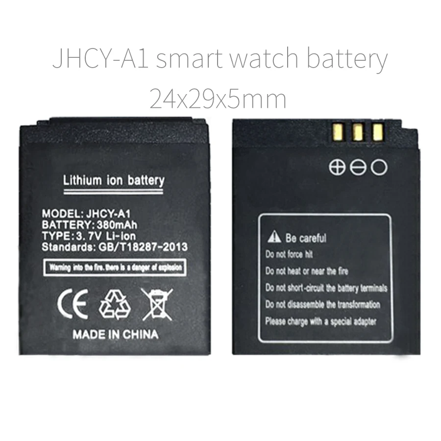 OCTelect JHCY-A1-battery-smart-watch-phone-380mAh-battery-long-time-standby-battery