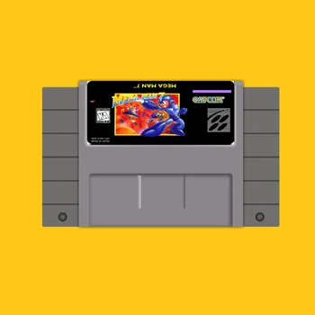 

Mega Man 7 46 Pin 16 Bit Grey Game Card For USA NTSC Game Player