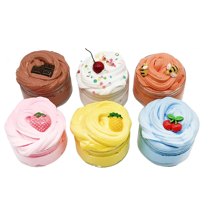 

Pineapple Modeling Clay Fluffy Slime Toys DIY Hand Make Craft Toys For Children Stress Polymer Clay Relax Toy for Kid Gift