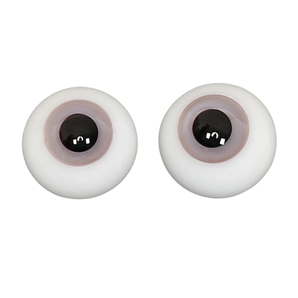 6mm Round Glass Doll Bear Craft Plastic Eyes Eyeball DIY Crafts For Dolls and Craft Making Accessory and other similar sized 