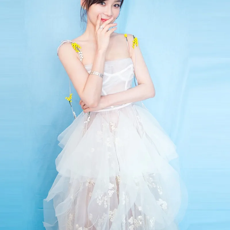 Limiguyue высокое качество дизайнерское подиумное платье для женщин vestidos белое летнее Бисероплетение Спагетти Ремень Длинное Макси платья для вечеринок T550