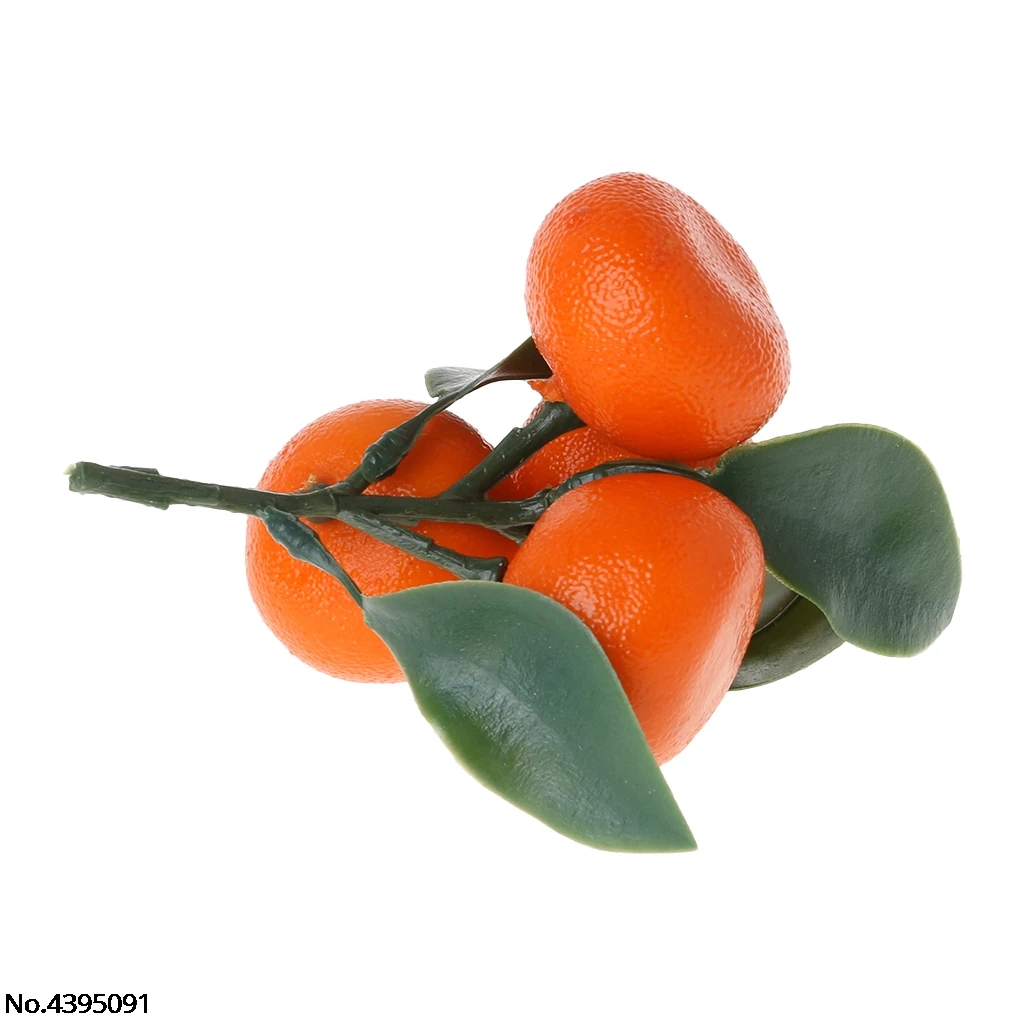 Реалистичный Реалистичный искусственный Мандариновый фруктовый апельсин поддельный дисплей Еда Декор для дома вечерние украшения Хэллоуин или Рождественский подарок