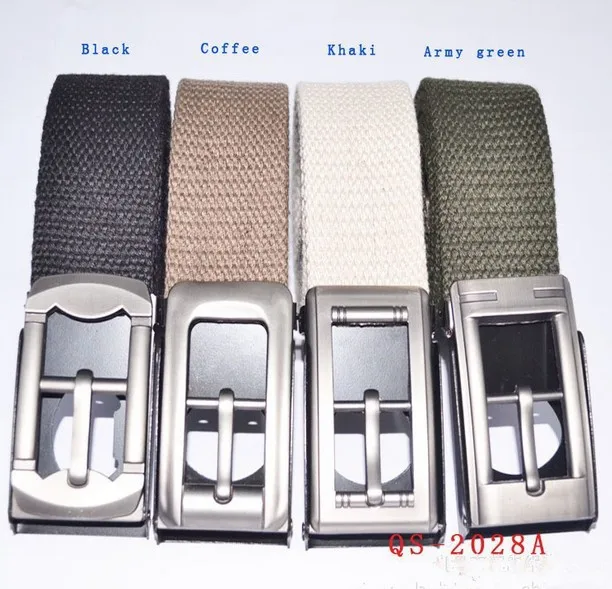 Hot ! wholesale belt for men 10pc/lot High quality Unisex Outdoor leisure buckle Canvas Knitted QS-2180A | Аксессуары для одежды