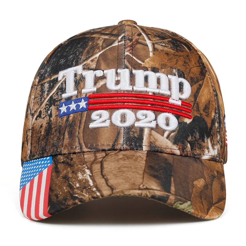 

high quality TRUMP 2020 embroidery baseball caps Fashion camouflage Leisure hat Truck driver cap Outdoor sunshade hats