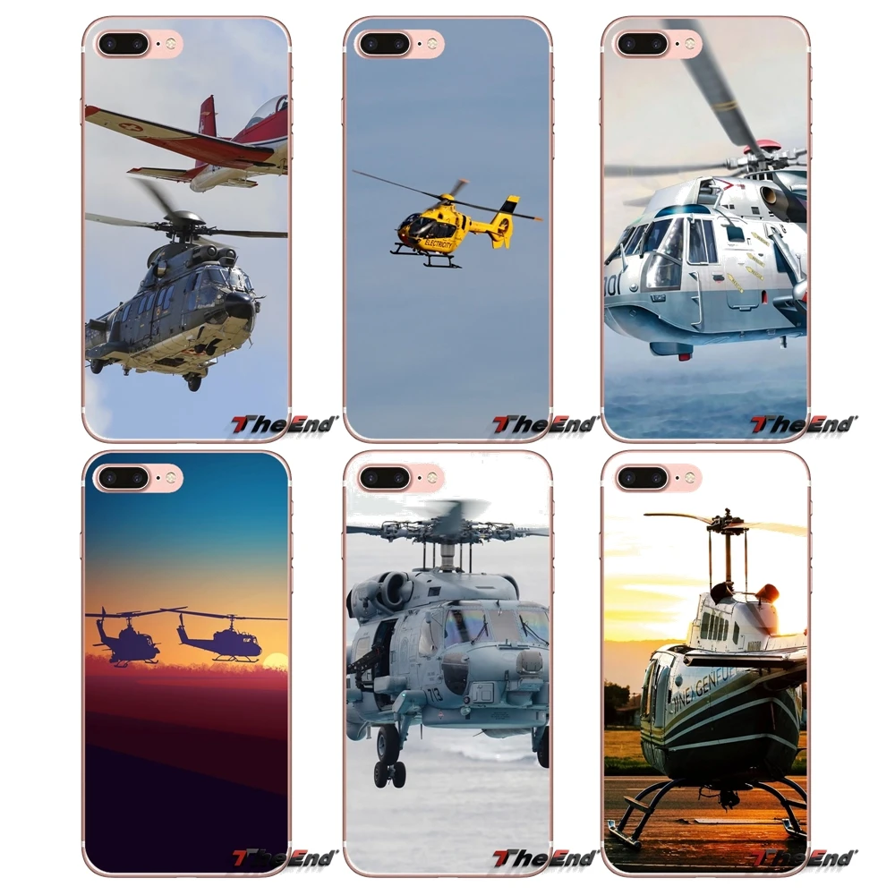 

For Samsung Galaxy S2 S3 S4 S5 MINI S6 S7 edge S8 S9 Plus Note 2 3 4 5 8 Coque Fundas Helicopter fighting Cell Phone Shell Cases