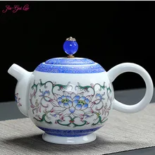 JIA-GUI LUO 330 мл Керамика цвет глазури чайник жареные цветок процесс создает Эфект старины, отлично подходит чая для отдыха аксессуары для вечеринки кунг-фу чайный сервиз подарки H007
