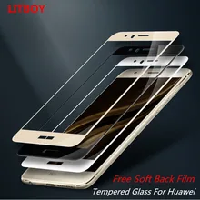 Full Cover Tempered Glass For Huawei Nova 2 Plus P8 Lite 2017 Glass For Huawei honor 8 9 6X P10 Lite P9 Screen Protector Film
