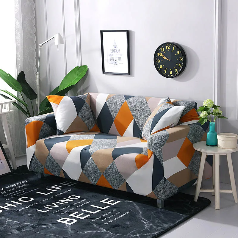Плед-чехол для дивана растягивающиеся мебельные Чехлы эластичные диванные чехлы для гостиной Copridivano Чехлы для кресел диванные чехлы - Цвет: Color 8