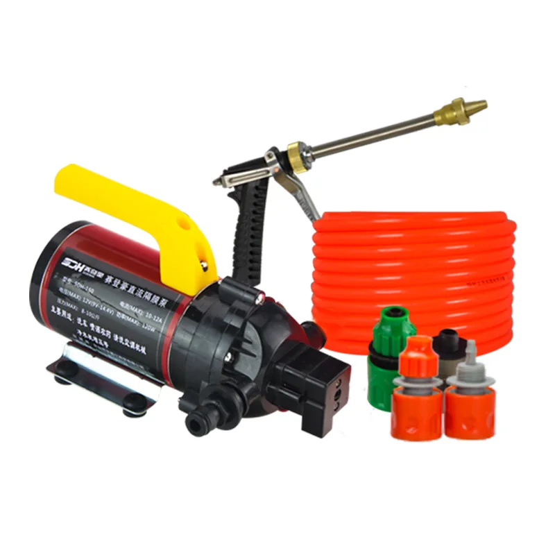 12V 120W Car Washer Set 145PSI/10Bar High Pressure Pump Vehicle mounted