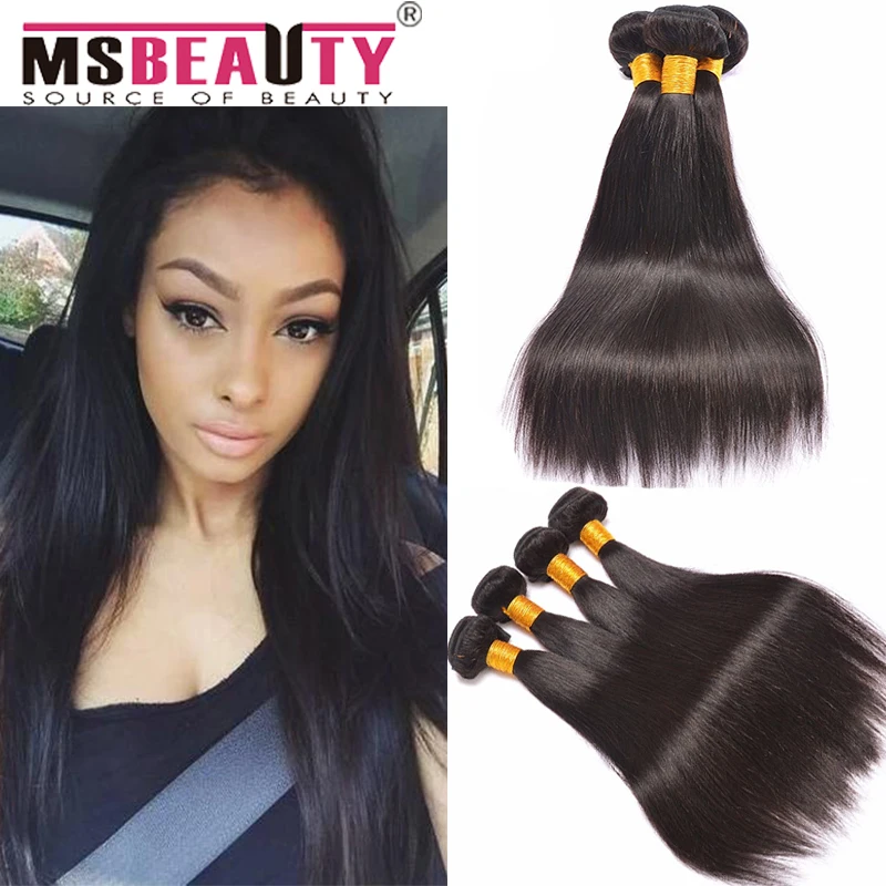 

Peruvian Virgin Hair Straight 4 Bundles Peruvian Hair Weave Bundles 7A Unprocessed Virgin Human Hair Top Peruvian Straight Hair
