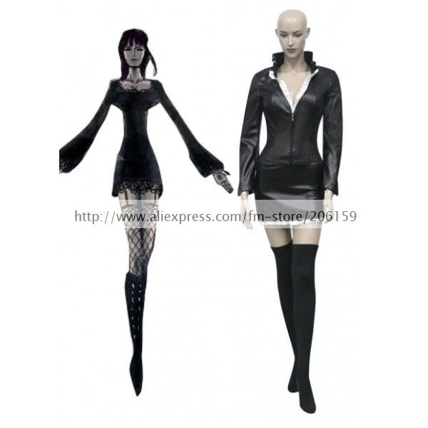 ワンピースニコ ロビン黒制服女子コスプレ衣装女性のセクシーなハロウィン服レザージャケット生き抜く Female Cosplay Cosplay Costumecosplay Costume Women Aliexpress