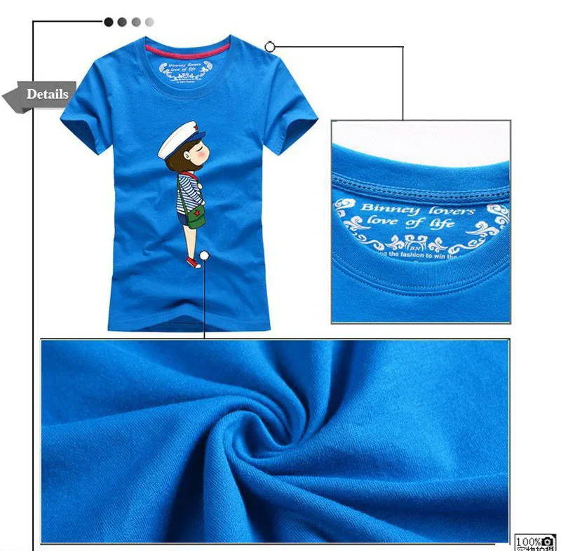Одинаковые комплекты одежды для всей семьи-1 шт. Пара синих качественных футболок Мужские и женские летние футболки с коротким рукавом для мамы и папы с рисунком 4xl