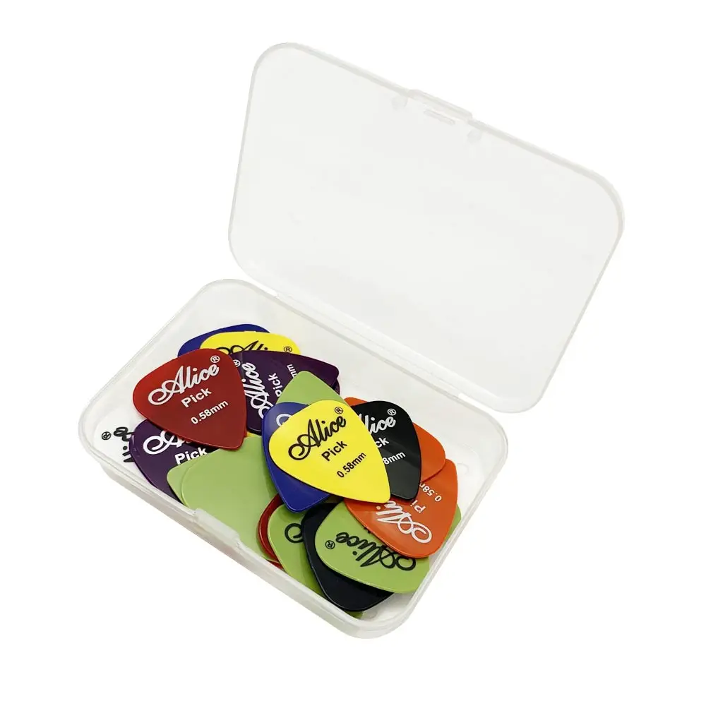 Гитарный медиатор Alice Plectrum 40 кирок и 1 коробка для хранения Palheta Guitarra толщина 0 58 71 81