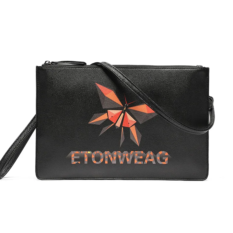 

2019 New Cortical Leather Men's Handbags Men Shoulder Bag Crossbody Bag IPad Carrier File Pack Wrist Bag briefcase