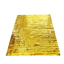 1 шт. практические первой помощи спасения Одеяло открытый Водонепроницаемый анти излучения чрезвычайных выживания Фольга Термальность