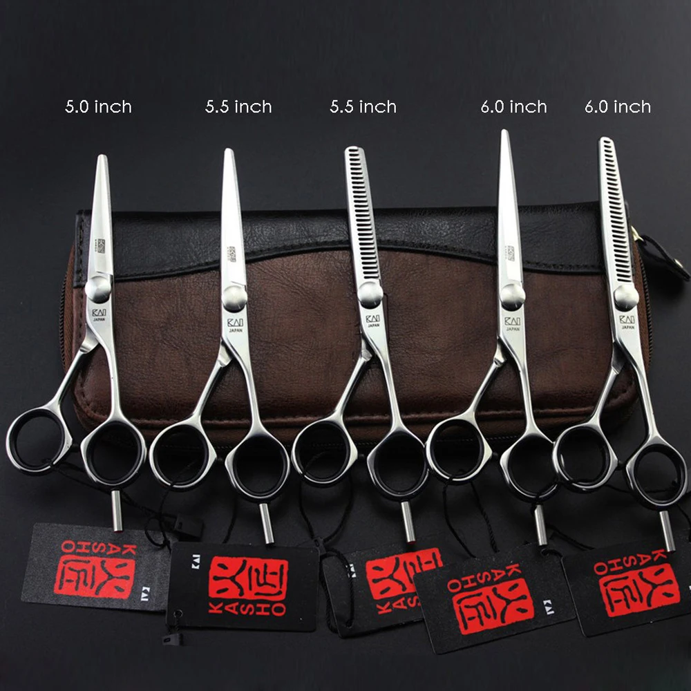 

5" 5.5" 6.0" Professional Pet Grooming Scissors Cutting Thinning Set Top Quality Barber Haircut Shears Dog Cat Hairdressing Tool