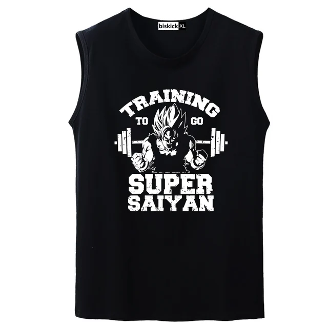 Dragon Ball Z  Bodybuilding Japanese Goku sleeveless T-Shirt