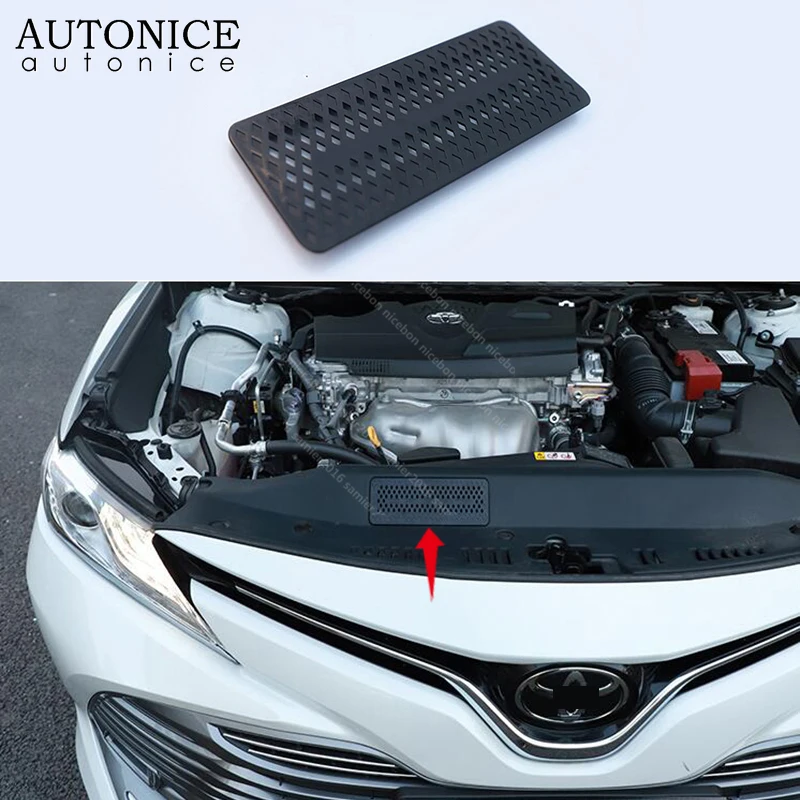 

ABS engine Air intake Dust stuc Cover trim fit For toyota Camry 2018-2019