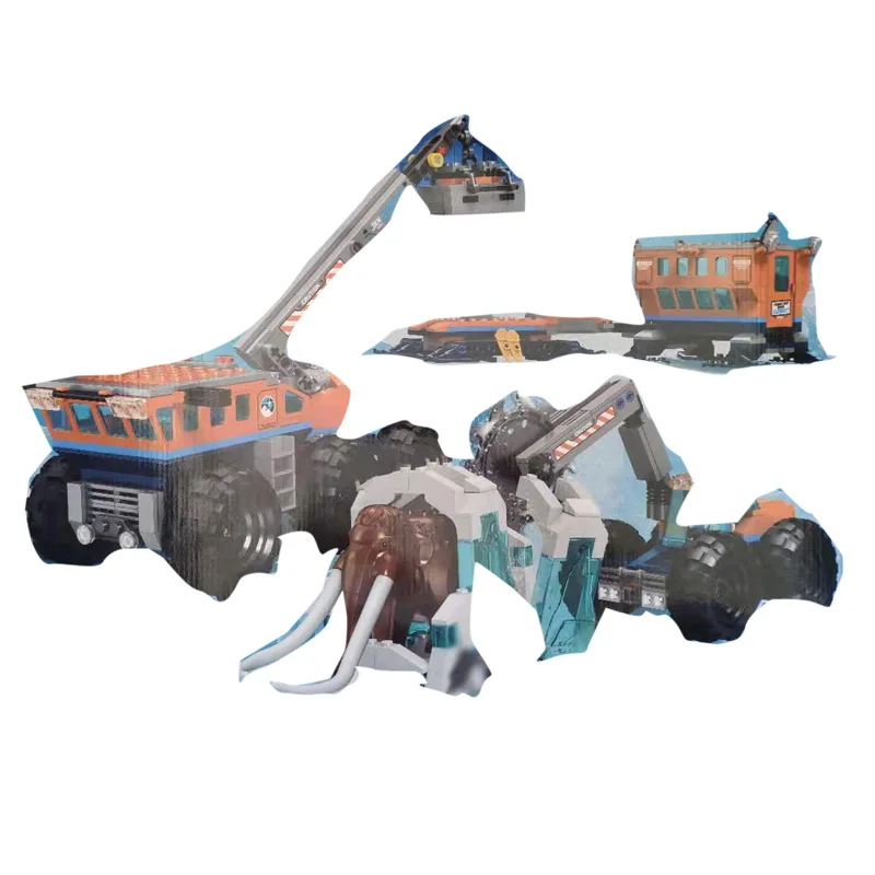 

829 pcs City Figure Block Building Blocks Antarctic Rescue Vehicle DIY Toy For Children Birthday Gift