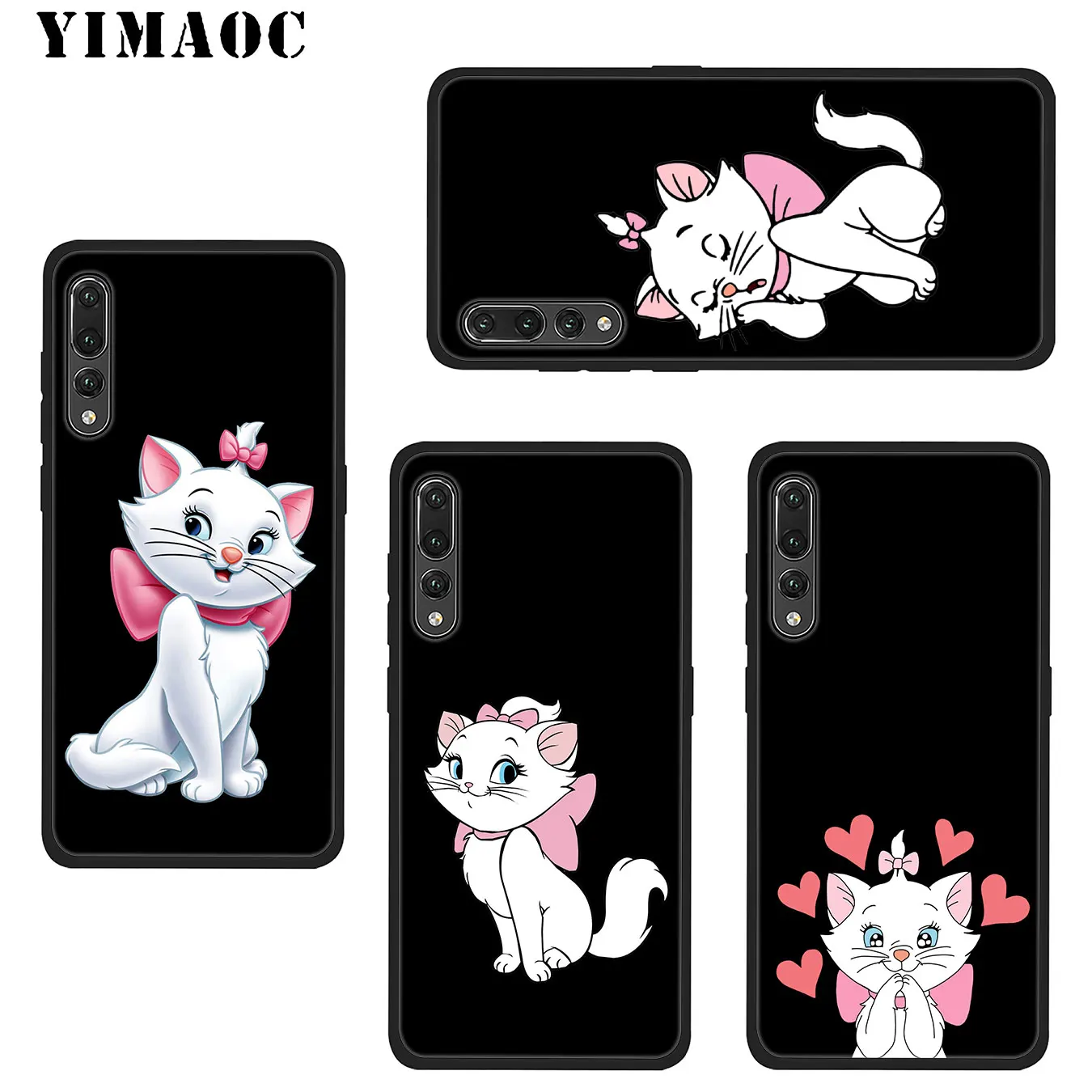 Мягкий силиконовый чехол YIMAOC с изображением кота аристокота Мари для Huawei Mate 30 20 10