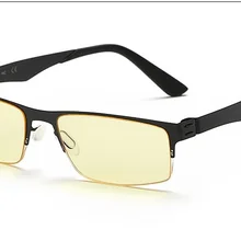 Новые повседневные Модные Простые высококачественные анти-синий светильник очки компьютерные очки металлическое плоское зеркало в раме мужские очки