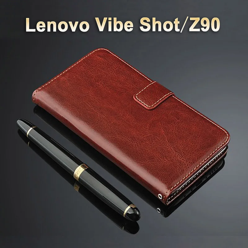 Lenovo vibe shot Чехол кожаный Crazy horse Мягкий чехол для lenovo z90 случае Роскошные z 90 |