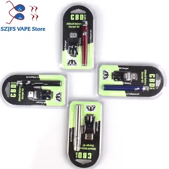 

1/ 5/10pcs / lot preheating battery CBD cartridge tank suitable 510 button adjust voltage battery 350mah with ce3 vape vaporiz