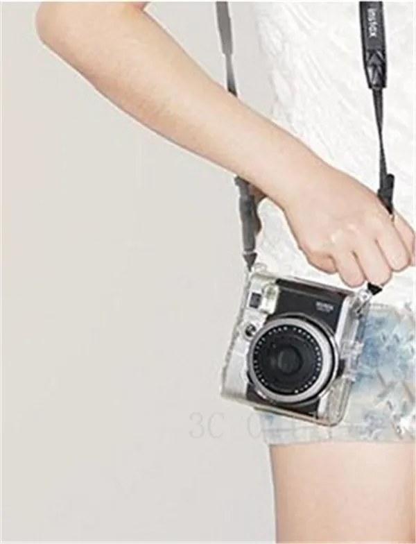 Fujifilm Instax Mini90 Камера Прозрачный Кристалл Защитный чехол сумка+ Fujifilm мгновение мини-фильм 3 дюймов 20 листов для мини 90