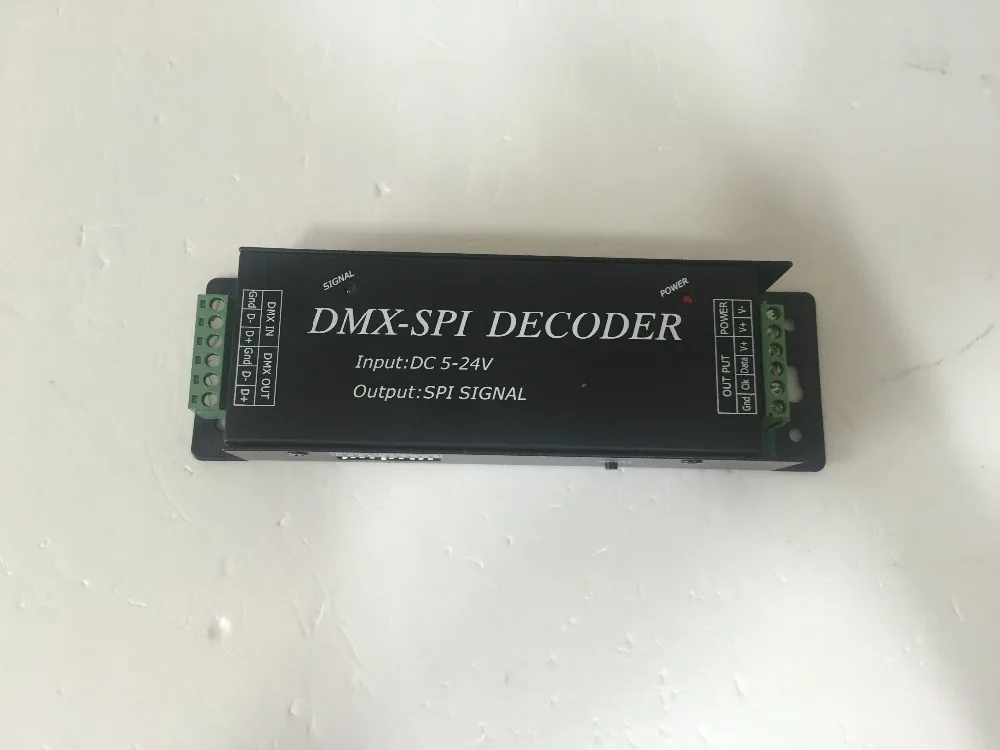 Декодер lpd6803 ws2801 ws2811 ws2812b dmx 512 для цифровой полосы 35 режимов вход постоянного тока