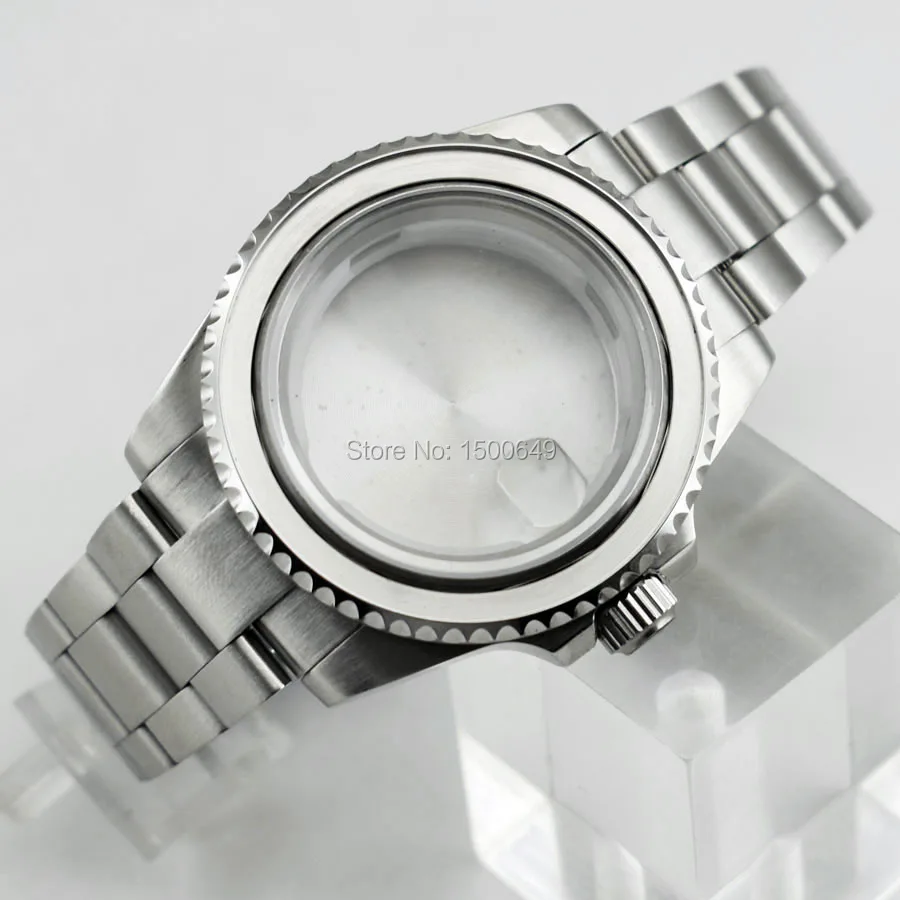 Аксессуары для часов 40 мм 1xcase + 1xbezel 1xsteel ремешок подходит NH35 NH36 ETA2836 Miyota8205 8215 821A DG2813