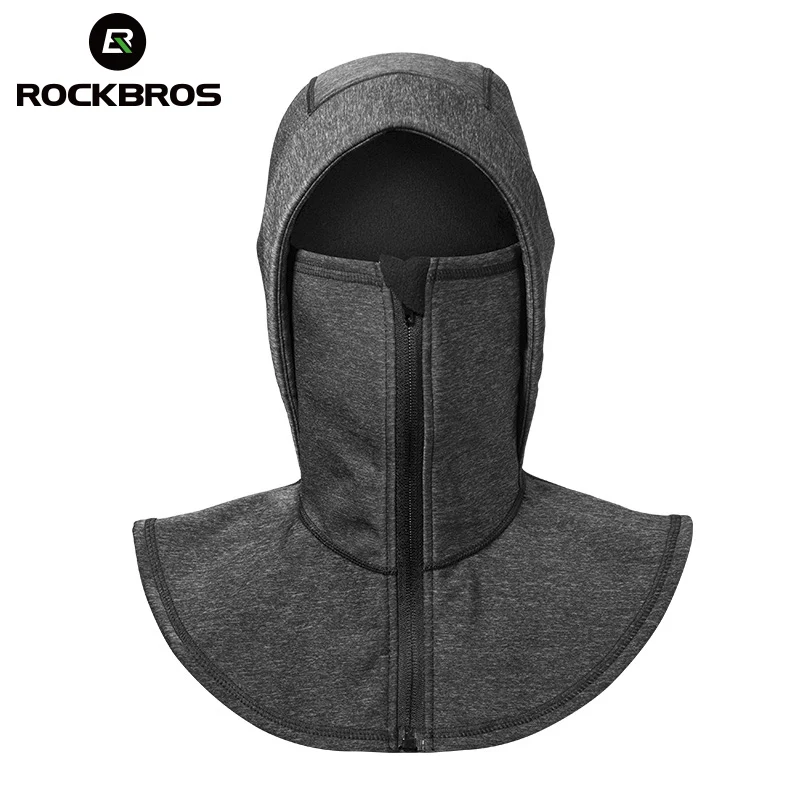 ROCKBROS Термальность флис лыж головные уборы ветрозащитные лыжные нагрудники сноуборд шею маска Снежная повязка на голову спортивная Лыжная Шапка Для мужчин Для женщин - изображение